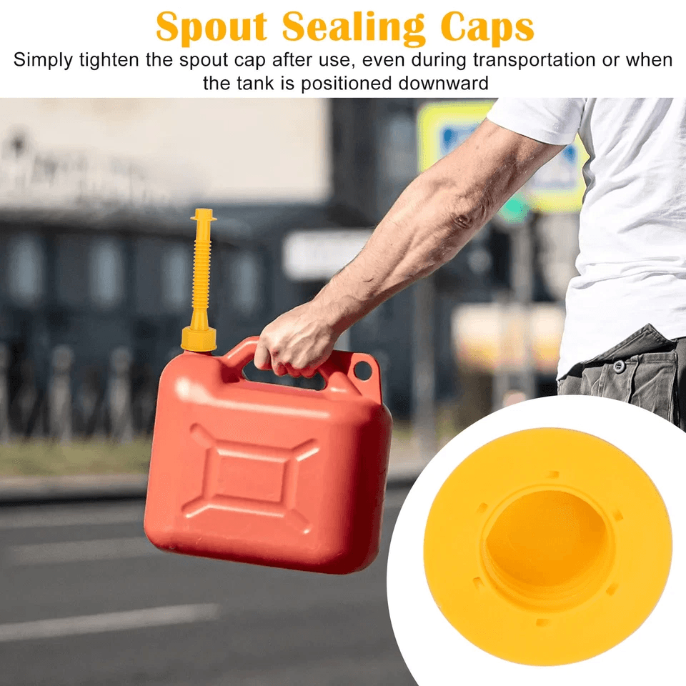 Flexible Gas Can Spout Nozzle Vent Kit Universal Replacement For Plastic Fuel Cans With Old Style C 5