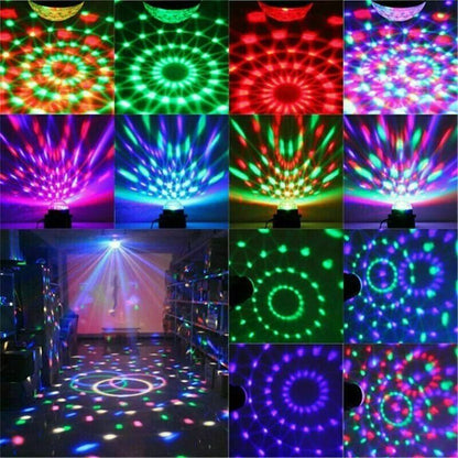 Disco Party Lights Strobe LED DJ Ball Sound Activated Bulb For Dance Wall  Ceiling Decoration 2