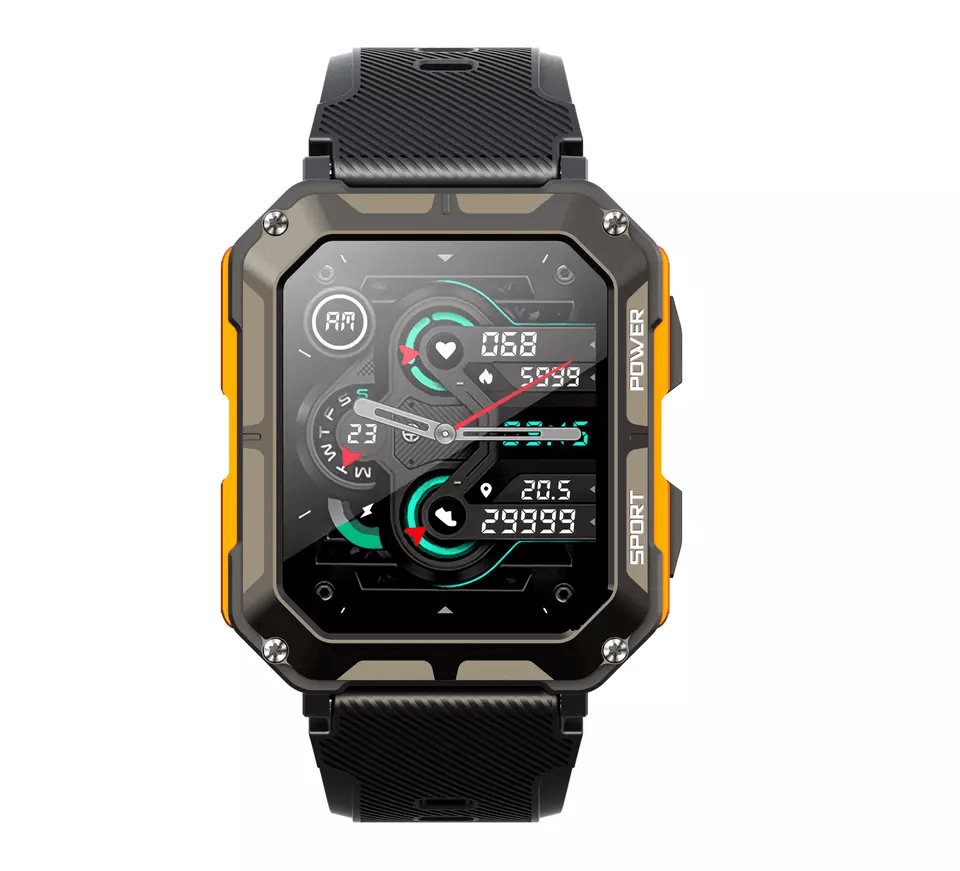 New Blood Pressure Smart Watch Men Military Fitness Tracker Bluetooth Call Wristwatch 2