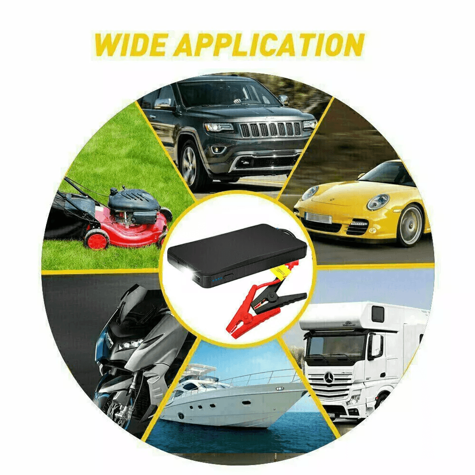 Portable Car Jump Starter Booster With Power Bank Durable Battery Charger  Jumper Box For Phones La 10