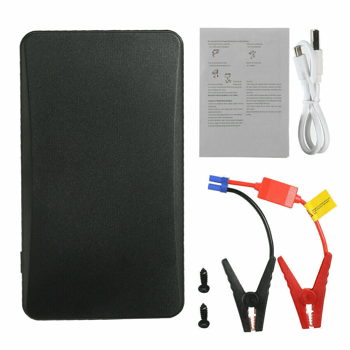 Portable Car Jump Starter Booster With Power Bank Durable Battery Charger  Jumper Box For Phones La 8