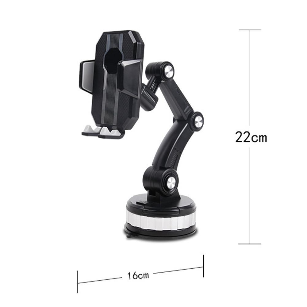 Super Adsorption Phone Holder, Adjustable Car Holder with 360° Rotation for Universal Windshield & Dashboard Mount