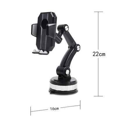 Super Adsorption Phone Holder, Adjustable Car Holder with 360° Rotation for Universal Windshield & Dashboard Mount