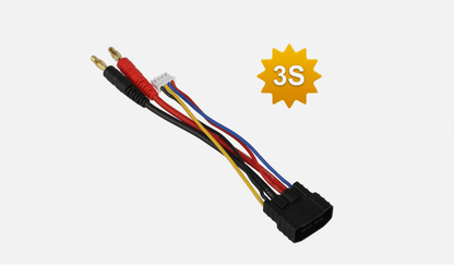 4S3S RC Lipo Battery Bullet Connector Cable Adapter For Traxxas TRX Cars 4mm Banana Plug 14AWG JSTX 6