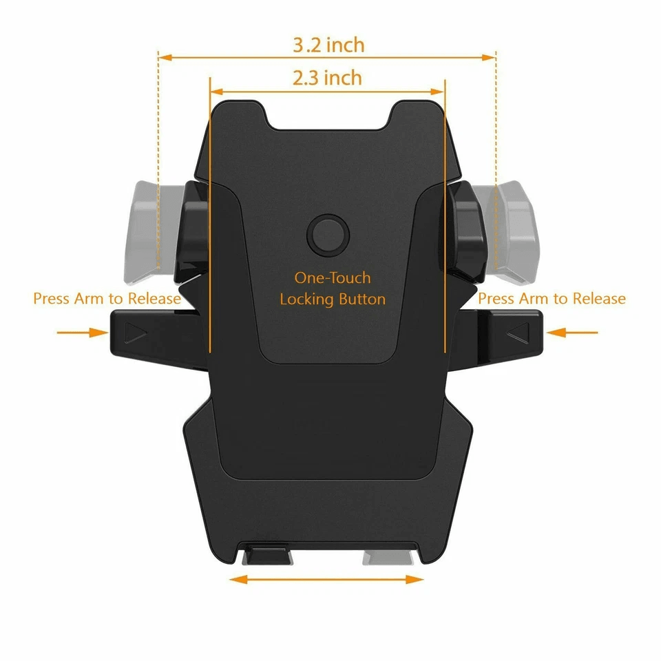 Car Mount Holder Stand For IPhone Mobile Phone GPS Universal Air Vent Cradle 4