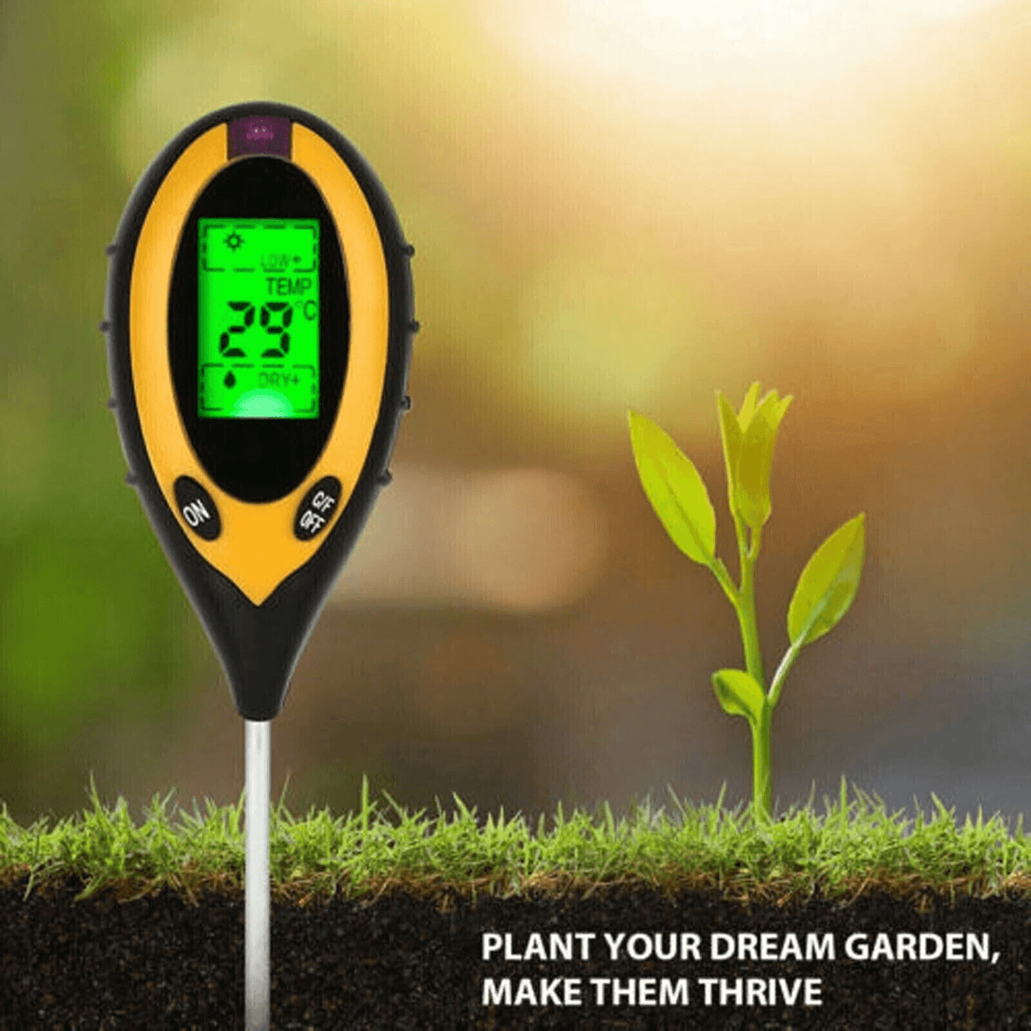 4 In 1 PH Tester Soil Moisture  Light Test Meter For Garden Plant Seeding Accurate Soil Meter For L 4