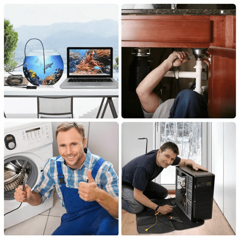 LED WiFi Borescope Endoscope Snake Inspection Camera For IPhone Android IOS Waterproof HD Scope 1
