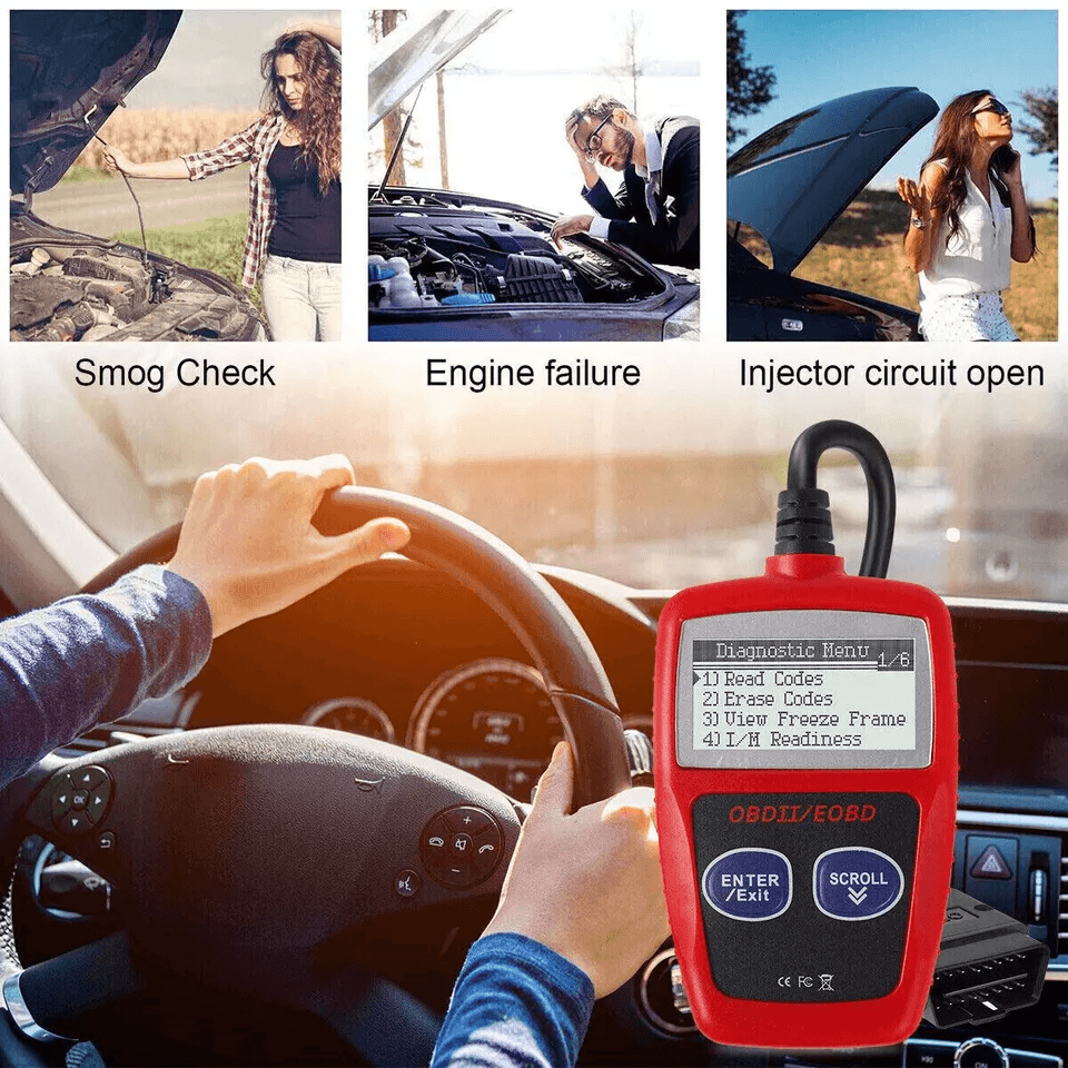 Automotive OBD2 Scanner Car Check Engine Code Reader And Fault Diagnostic Tool For All Vehicles 5