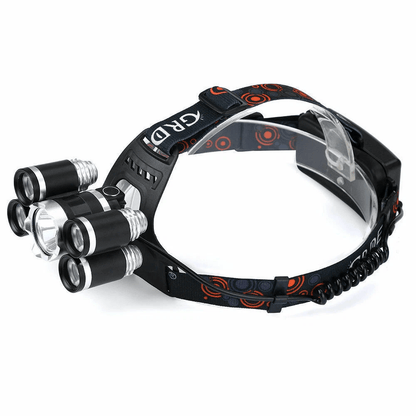 Super-Bright Headlamp LED Flashlight Headlight Torch for Outdoor Hiking, Running & Camping