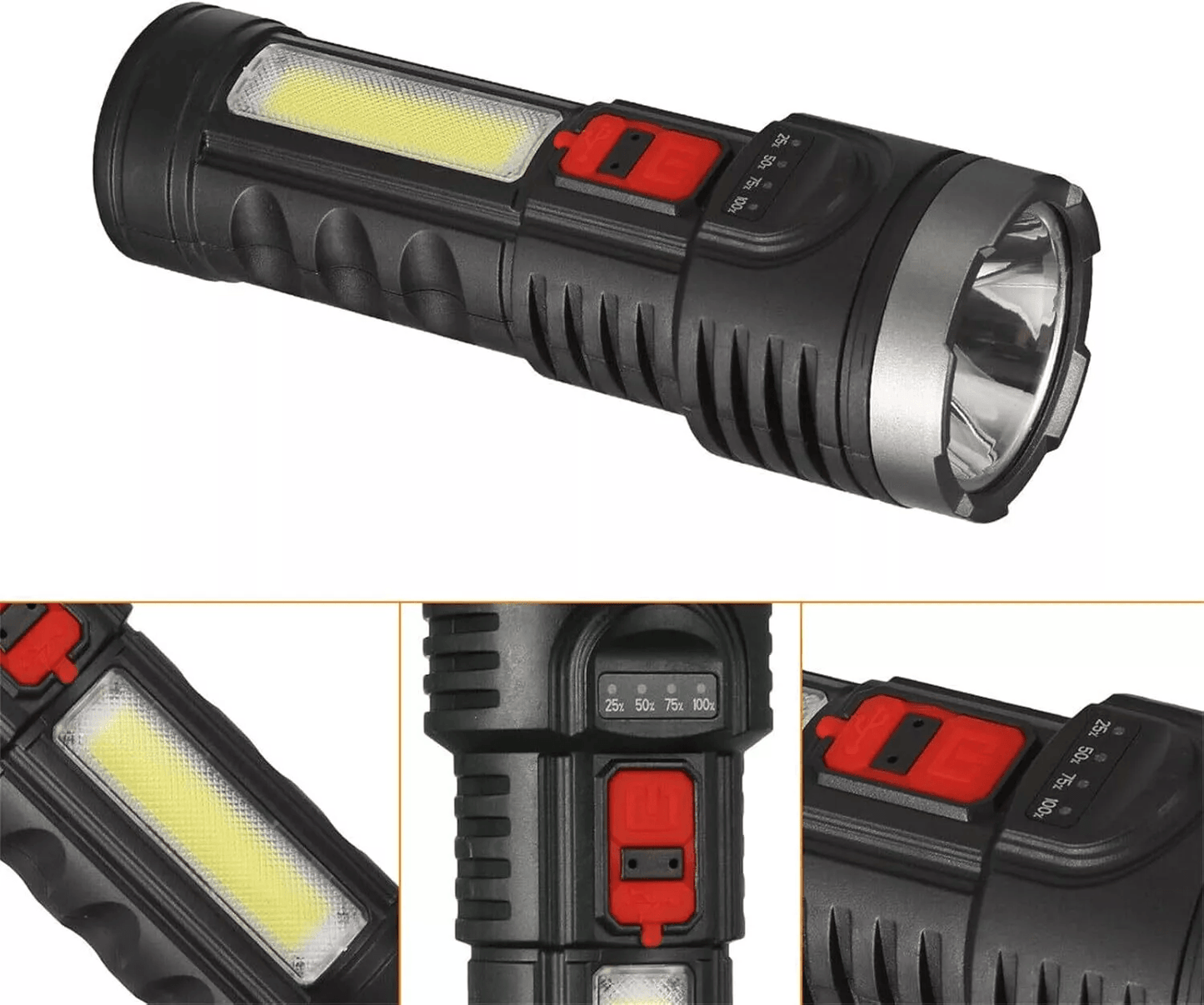 Extra Bright 4Mode Waterproof Tactical Lantern Rechargeable Torch LED Headlamp For Outdoor Activiti 9