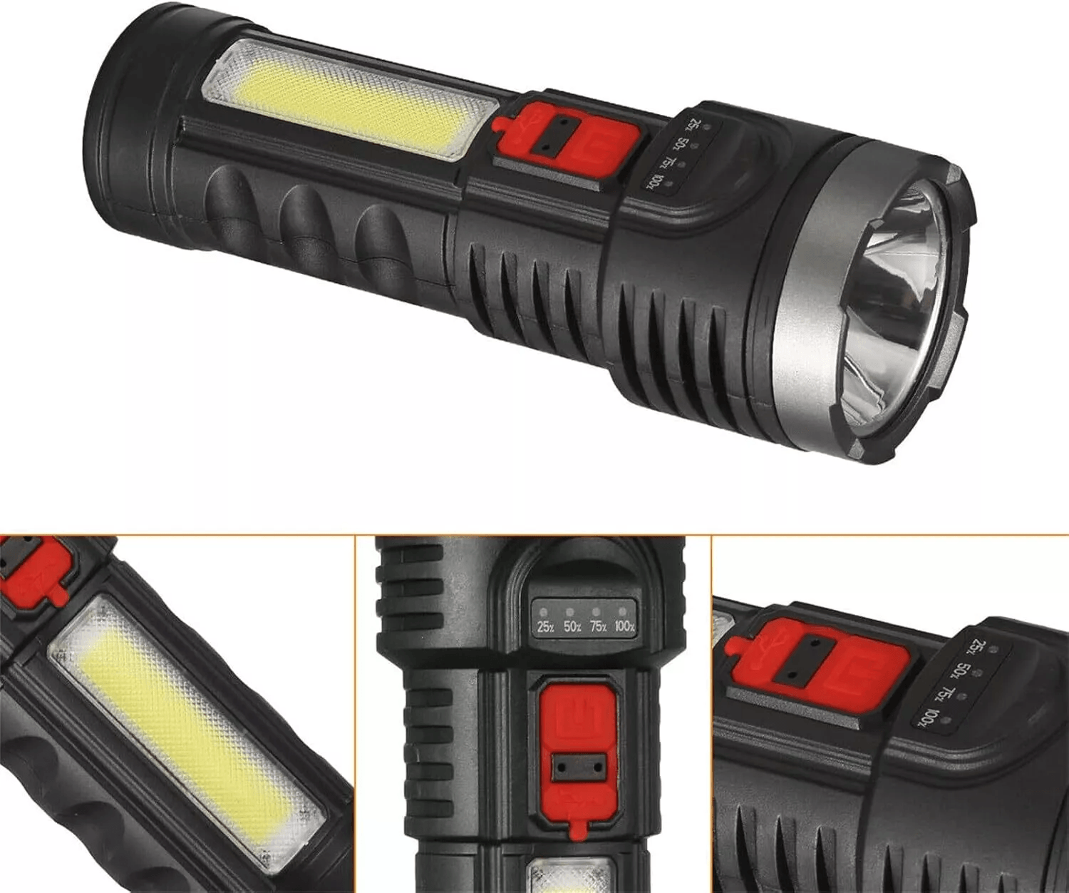 Extra Bright 4Mode Waterproof Tactical Lantern Rechargeable Torch LED Headlamp For Outdoor Activiti 9