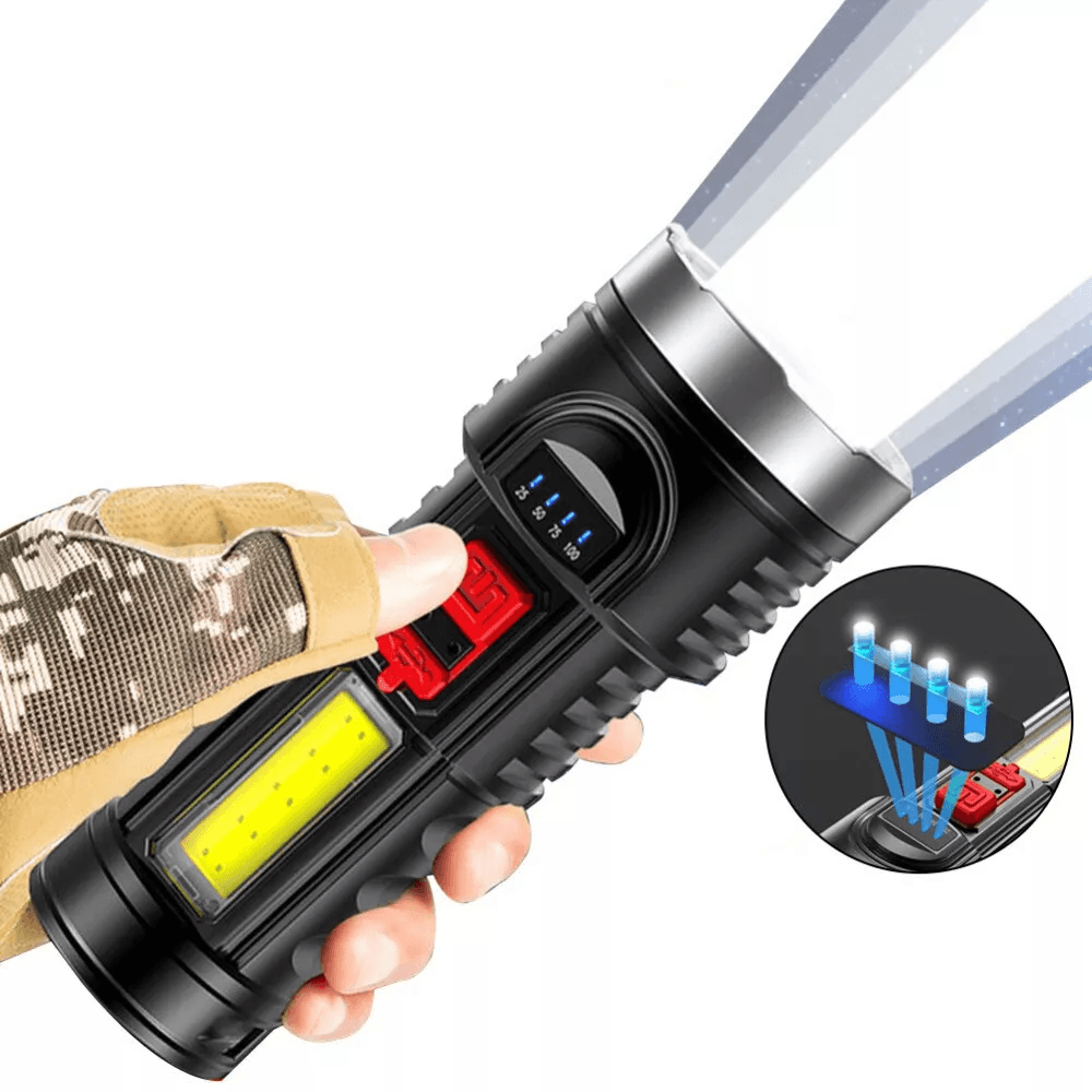 Extra Bright 4Mode Waterproof Tactical Lantern Rechargeable Torch LED Headlamp For Outdoor Activiti 1