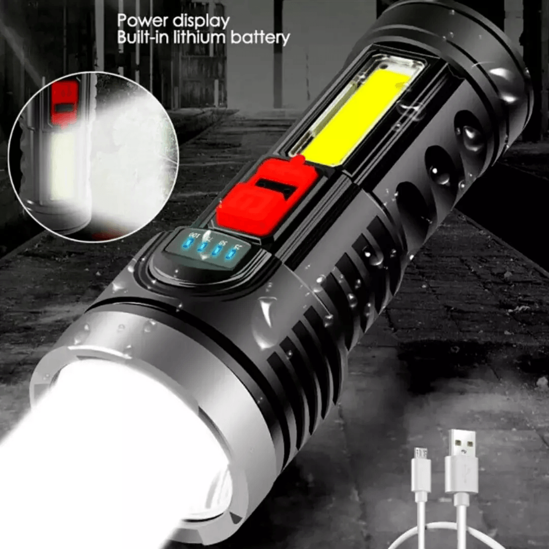 Extra Bright 4Mode Waterproof Tactical Lantern Rechargeable Torch LED Headlamp For Outdoor Activiti 7