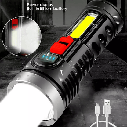 Extra Bright 4Mode Waterproof Tactical Lantern Rechargeable Torch LED Headlamp For Outdoor Activiti 7