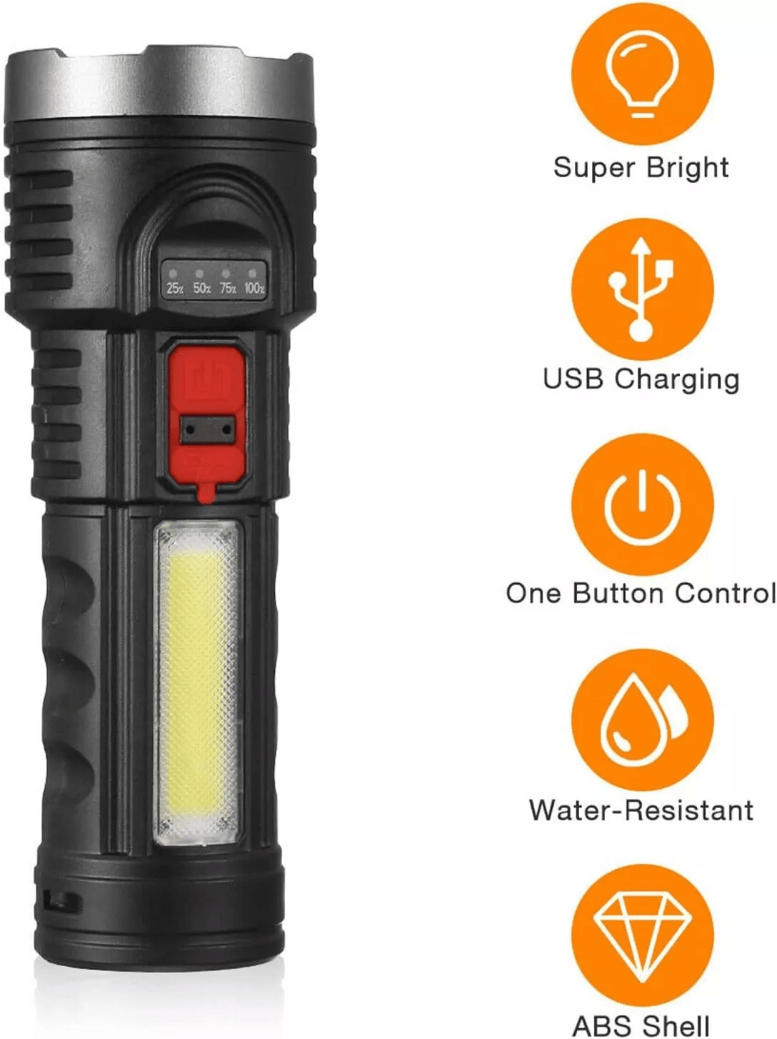 Extra Bright 4Mode Waterproof Tactical Lantern Rechargeable Torch LED Headlamp For Outdoor Activiti 8