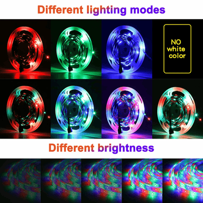 RGB Waterproof LED SMD Flexible Strip Light With Remote Control For Home Decoration 2