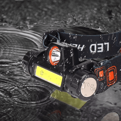 USB Rechargeable Waterproof LED Headlamp 990W XPE  COB Headlight For Outdoor Use 11