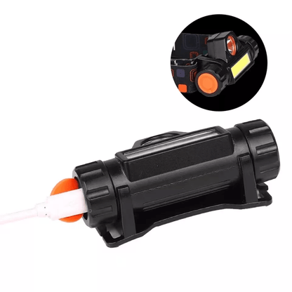 USB Rechargeable Waterproof LED Headlamp 990W XPE  COB Headlight For Outdoor Use 8