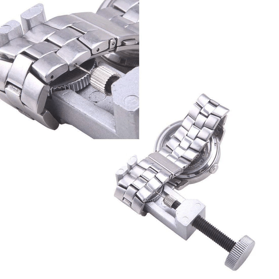 Metal Adjustable Watch Band Strap Bracelet Link Pin Remover Repair Tool Kit 1