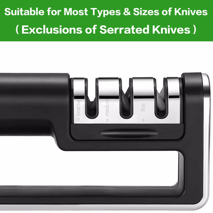 Premium Knife Sharpener Ceramic Tungsten Steel Kitchen Sharpening System 1