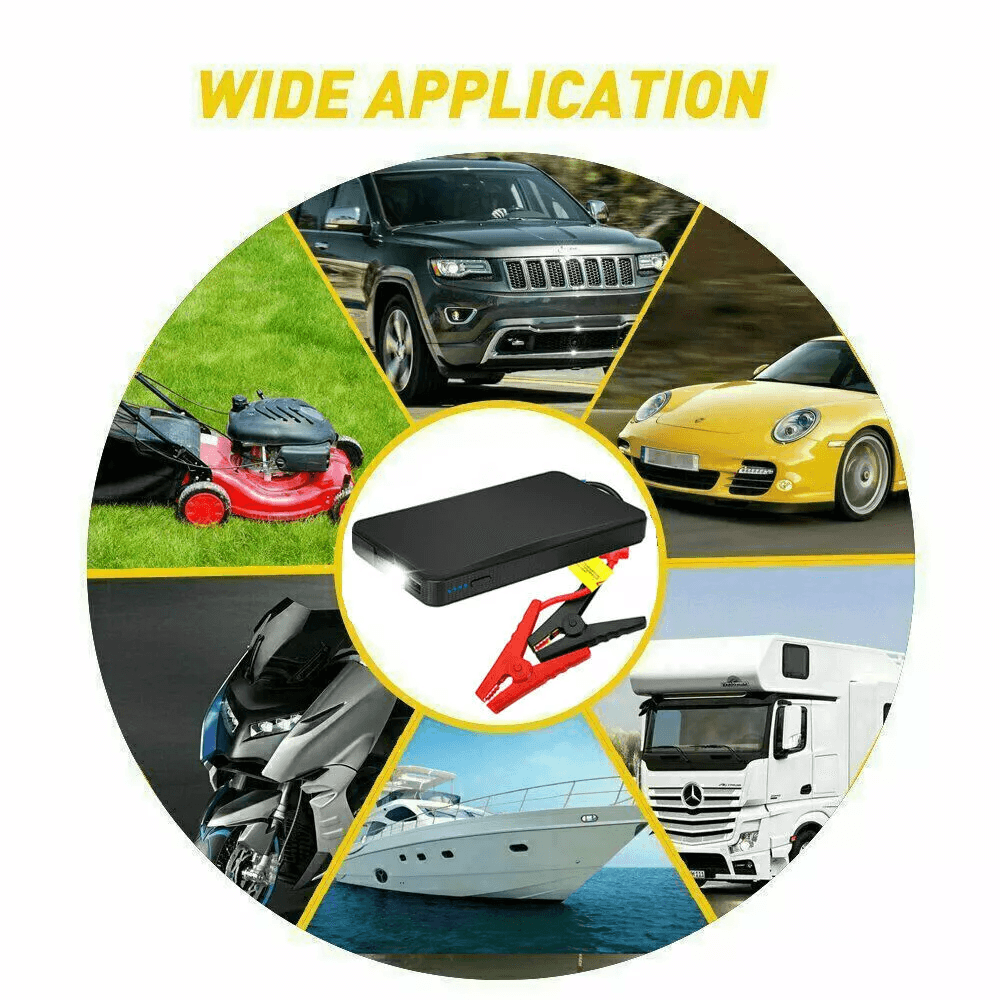 20000mAh Car Jump Starter Jumper Box Portable Battery Charger Power Bank For Vehicles With LED Disp 4