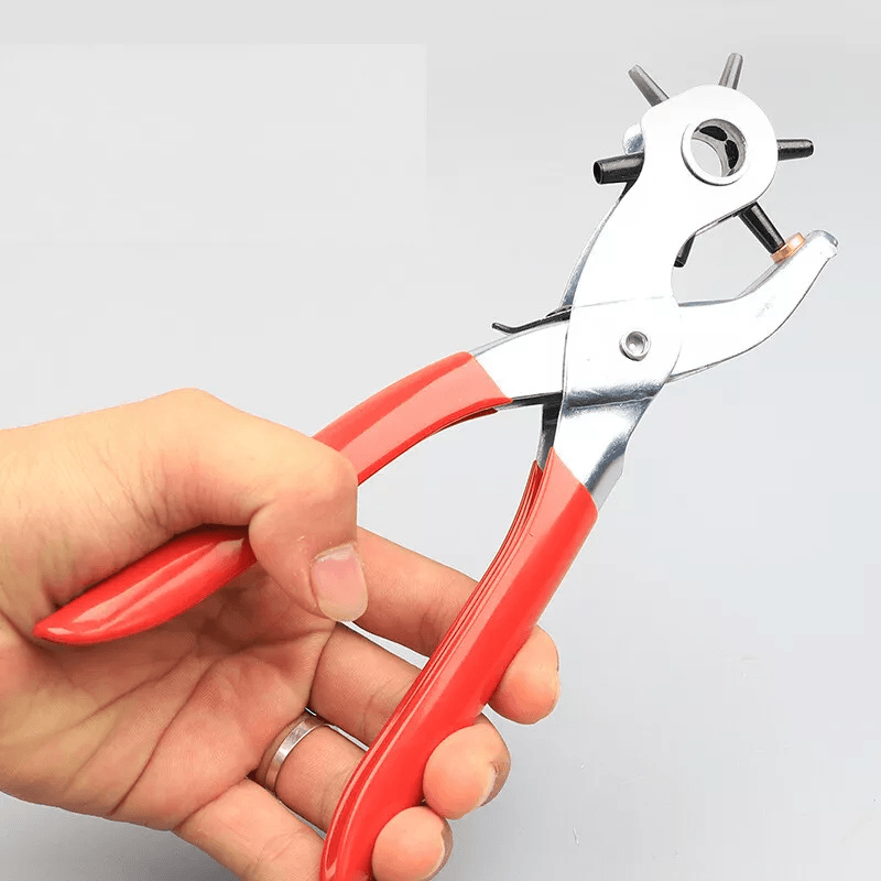 Heavy Duty Leather Hole Punch Hand Pliers Belt Holes Puncher Tool With Size Options Ergonomic Grip  5