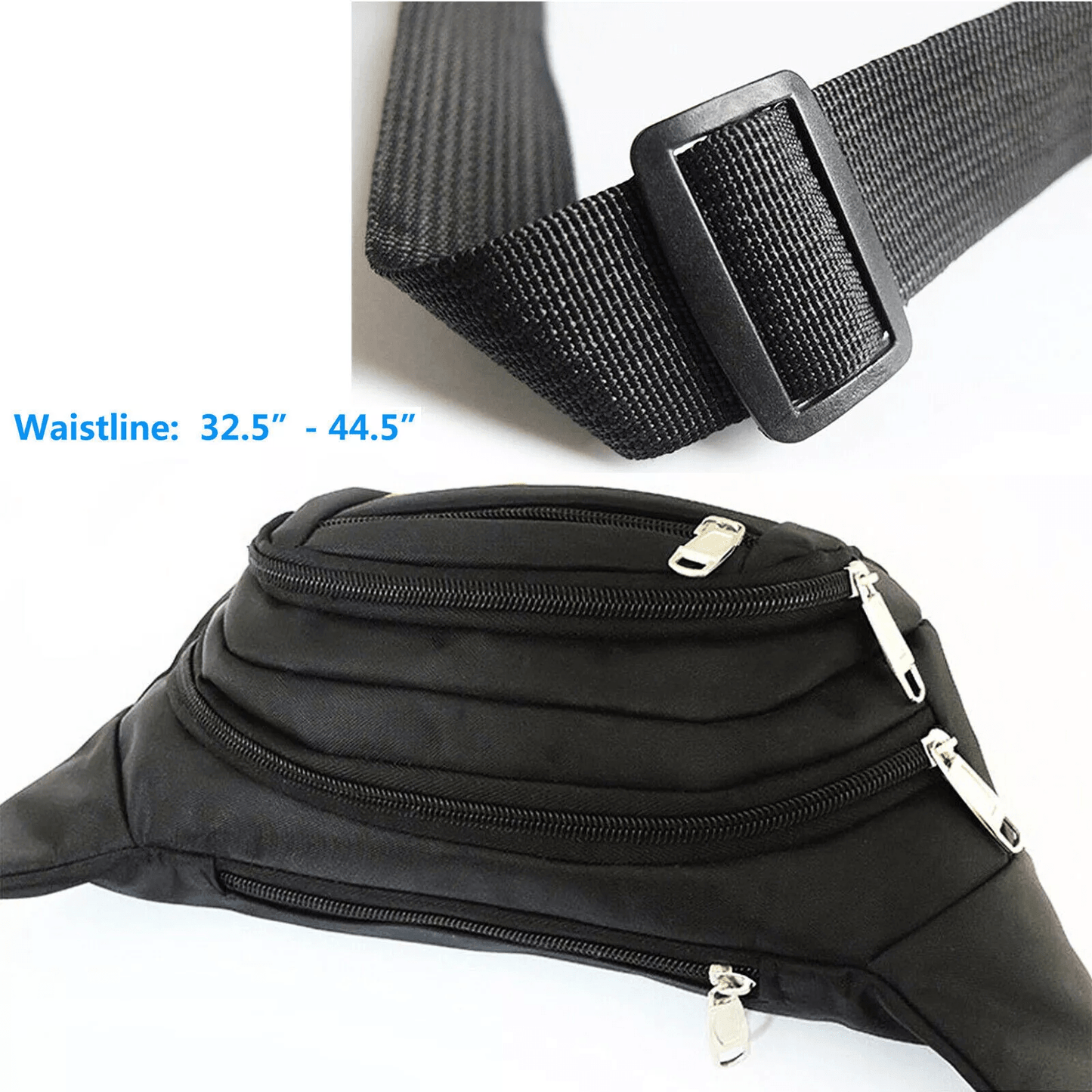 Men Women Fanny Pack Belt Waist Bag Crossbody Sling Shoulder Pouch Travel Sport Hip Pack For Outdoo 4