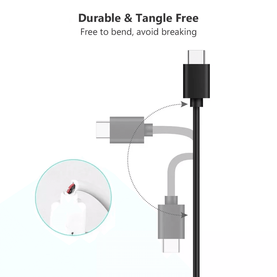 6FT OEM Type USBC To USBA Fast Charge Cable C Quick Charger Sync Cable For Samsung Galaxy Google Pi 2