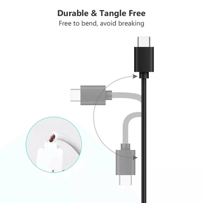 6FT OEM Type USBC To USBA Fast Charge Cable C Quick Charger Sync Cable For Samsung Galaxy Google Pi 2