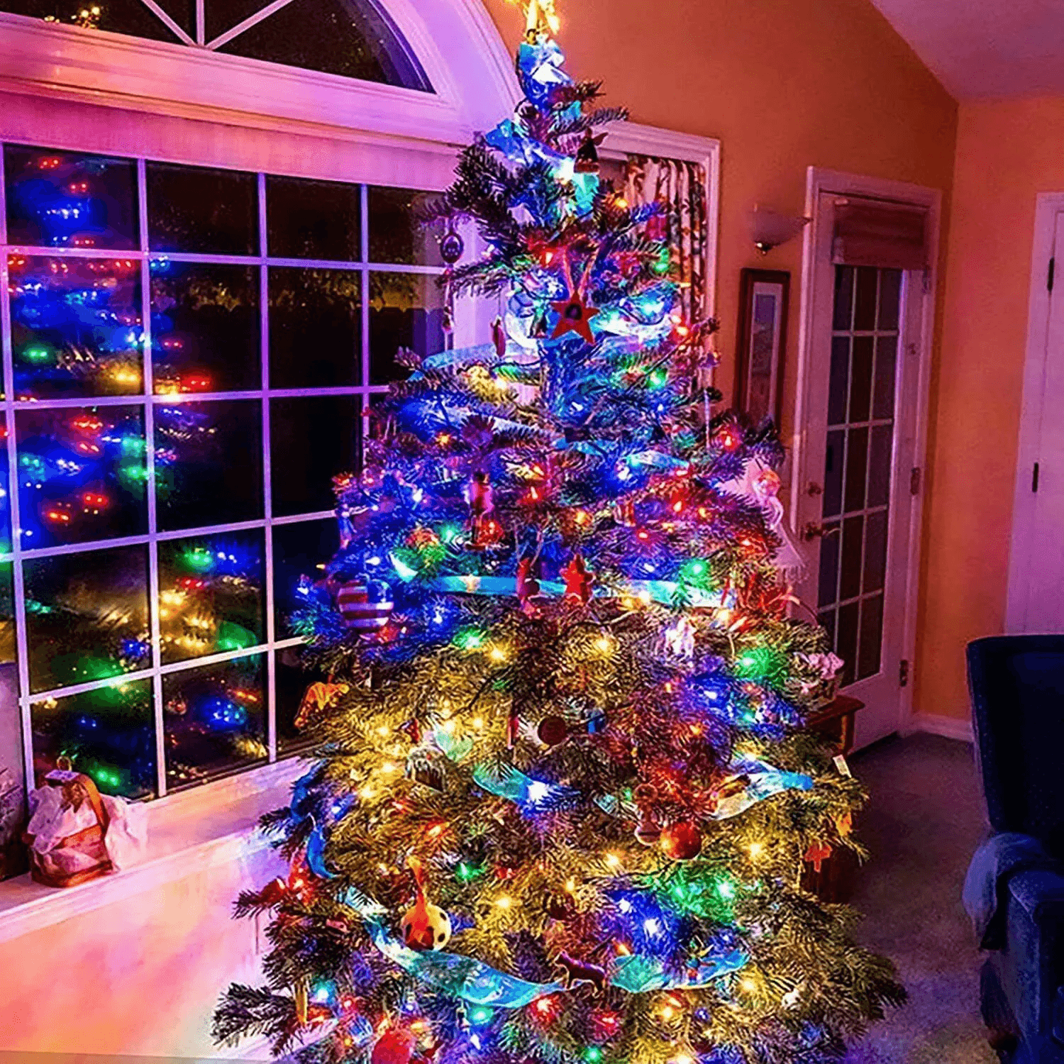 Xmas LED Fairy String Lights Waterproof Christmas Tree Lights For Indoor  Outdoor Home Decor 3