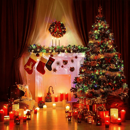 Xmas LED Fairy String Lights Waterproof Christmas Tree Lights For Indoor  Outdoor Home Decor 5