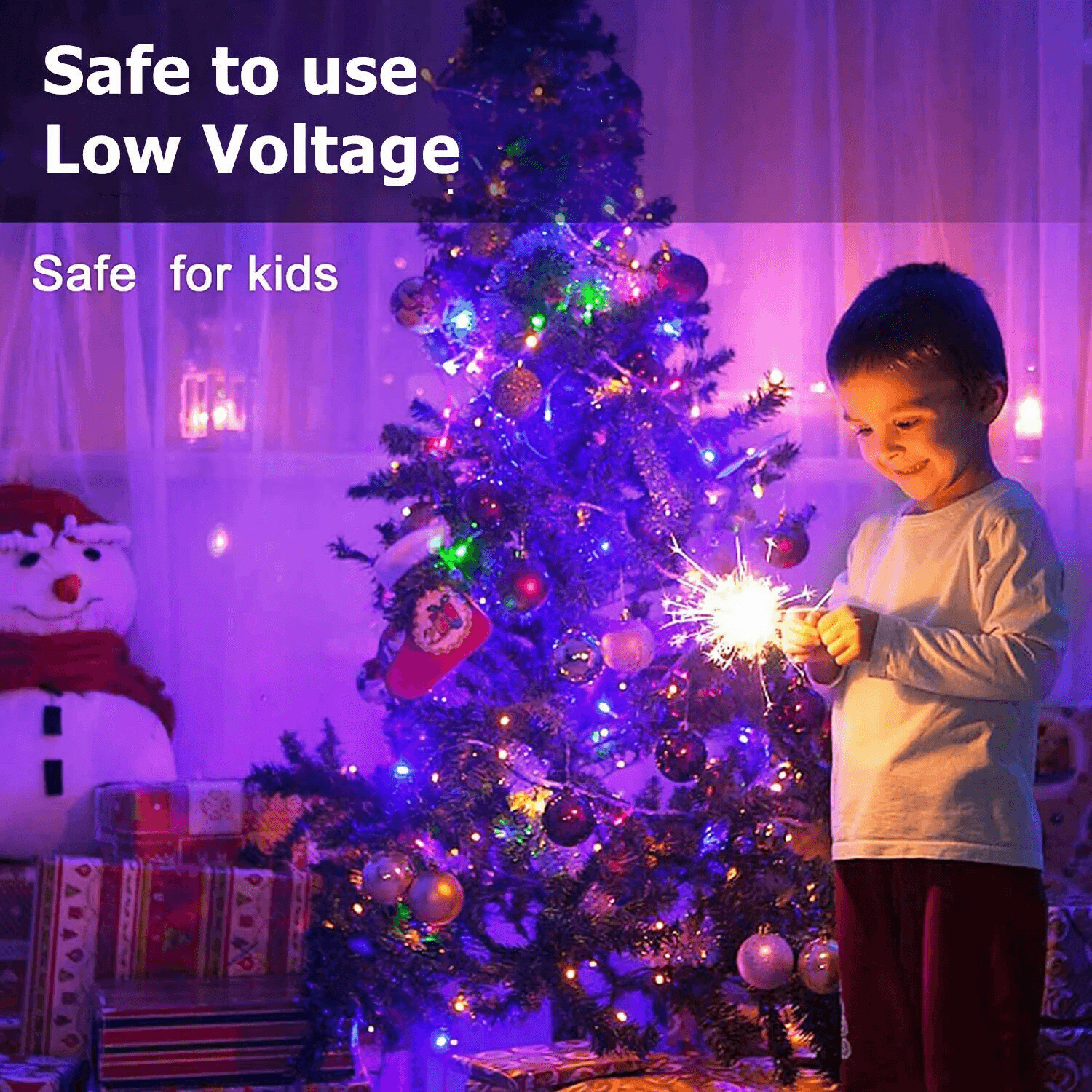 Xmas LED Fairy String Lights Waterproof Christmas Tree Lights For Indoor  Outdoor Home Decor 6