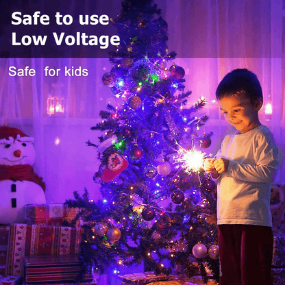 Xmas LED Fairy String Lights Waterproof Christmas Tree Lights For Indoor  Outdoor Home Decor 6