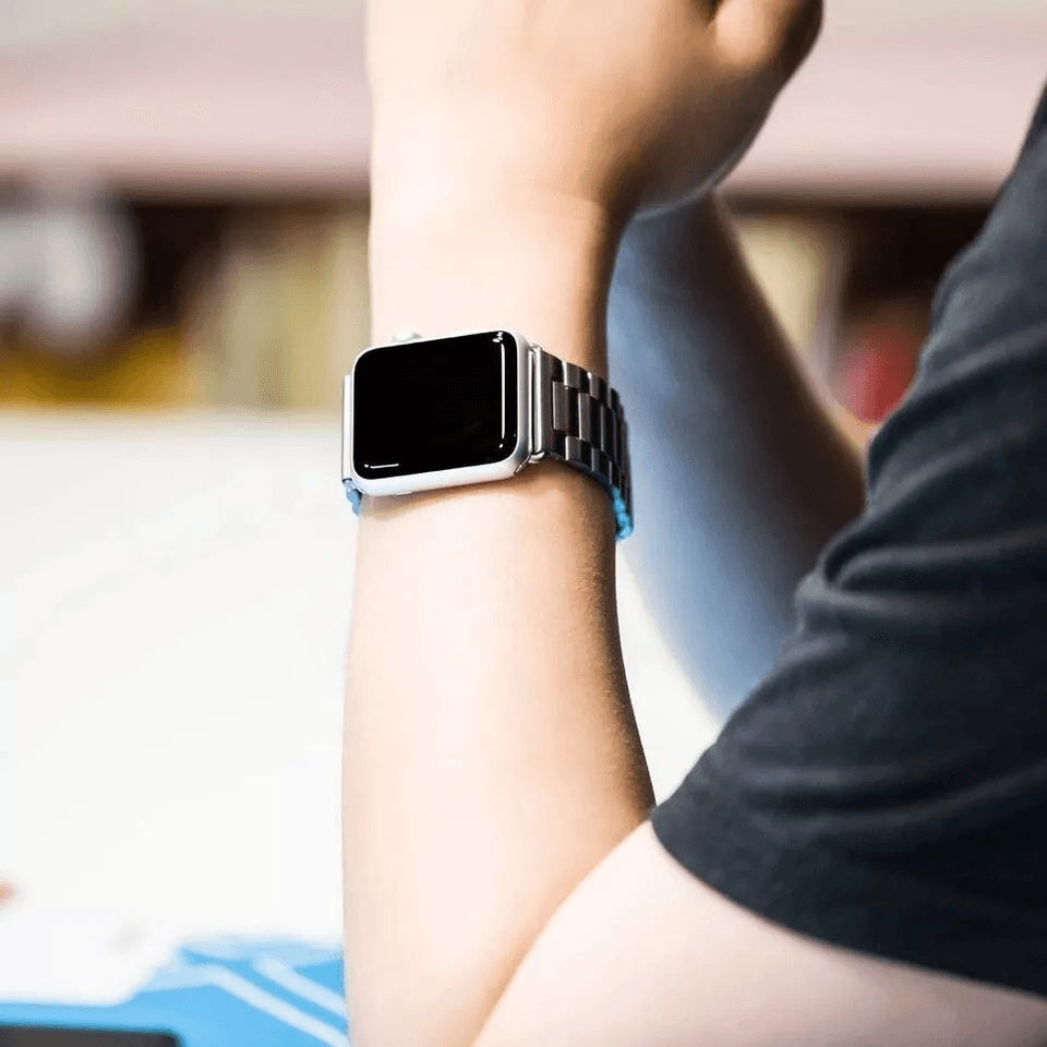 Premium Stainless Steel Apple Watch Band Compatible With IWatch Series SE Metal Link Bracelet Strap 2