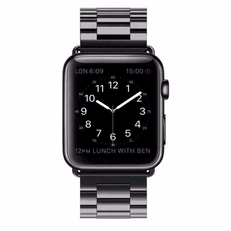 Premium Stainless Steel Apple Watch Band Compatible With IWatch Series SE Metal Link Bracelet Strap 1