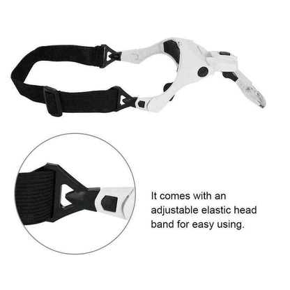 Magnifying Glass Lens LED Light Visor Headband Loupe Head Magnifier For Jewelry Watch Repair Readin