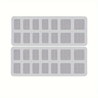 Shower Drain Hair Catchers – Disposable Filter Mesh Stickers, Bathroom Sink Strainer (Easy Peel & Stick)