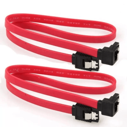 HighSpeed SATA Cable Set Right Angle Hard Drive Data Cables With Secure Lock SATA III Cord For Desk 4
