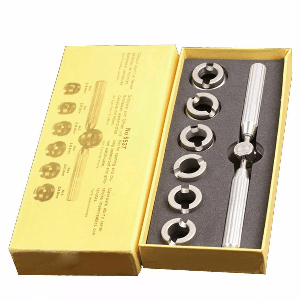 For Rolex  Tudor Watch Case Back Opener Remover Tool Kit Repair Wrench For ScrewOff Covers 3
