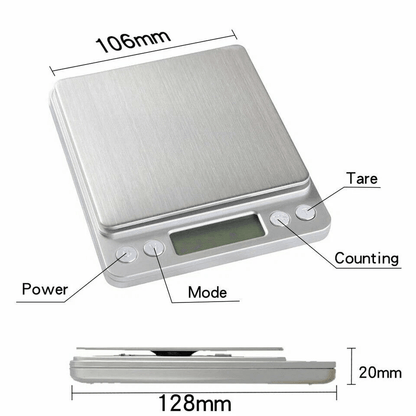 Digital Scale Pocket Jewelry Herb Coin Gram Weighing Tool 3