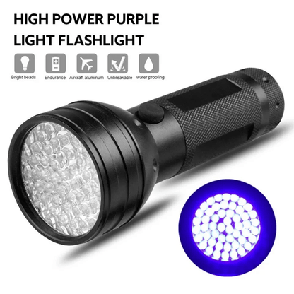 Shustar UV Tracker 51 LED Flashlight Blacklight UV Ultra Violet Light For Inspection  Hunting 1