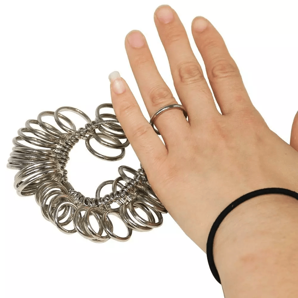 Metal Ring Sizer Gauge Mandrel  Finger Sizing Measure Stick For Accurate Jewelry Ring Measurement 3