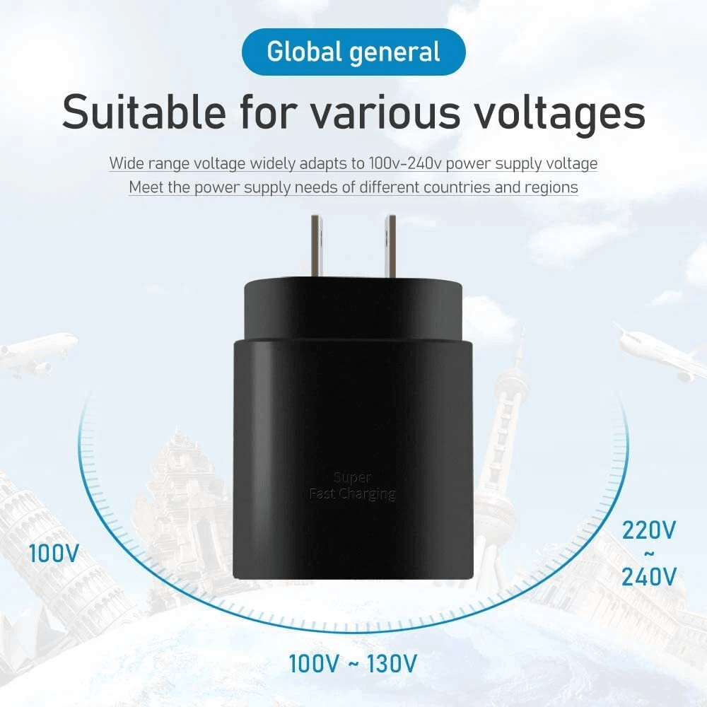 25W USBC Super Fast Wall Charger 6FT USBC Cable For Samsung Galaxy S20 S21 S22 Tab A71 A51 S8 S9 S1 7