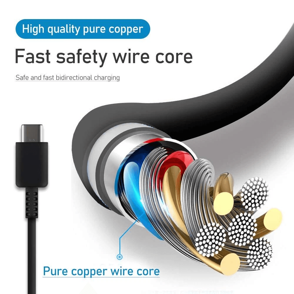 25W USBC Super Fast Wall Charger 6FT USBC Cable For Samsung Galaxy S20 S21 S22 Tab A71 A51 S8 S9 S1 4