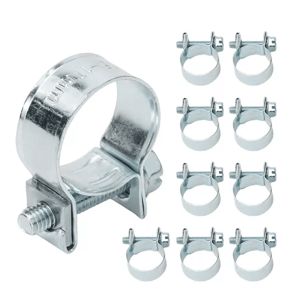 NEW Fuel Injection Gas Line Hose Clamps Clip Pipe Clamp Adjustable Stainless Steel Fasteners For Ve 4