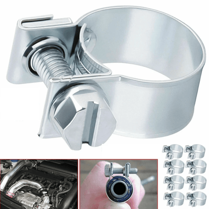 NEW Fuel Injection Gas Line Hose Clamps Clip Pipe Clamp Adjustable Stainless Steel Fasteners For Ve 1