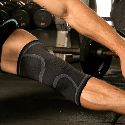Knee Sleeves Copper Silver Compression Brace Support For Joint Injury Pain Relief And Sports Gym Us 5