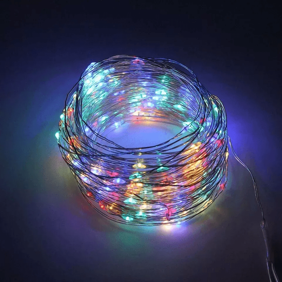 LED Solar Fairy String Lights Outdoor Waterproof Copper Wire Garden Decor 3