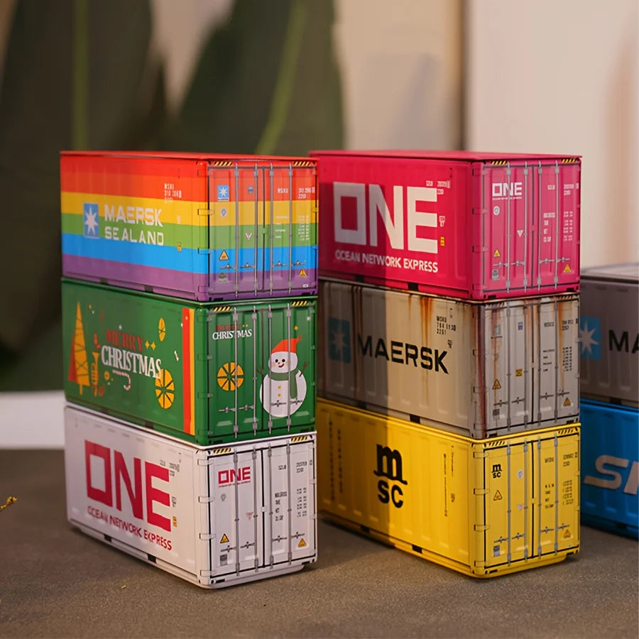 Compact Iron Storage Container – Creative Desktop Organizer for Office Supplies & Stationery