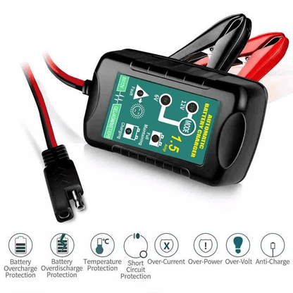 Battery Charger Maintainer Auto Trickle Charger For WET GEL AGM Batteries Smart Charging For Reliab 1